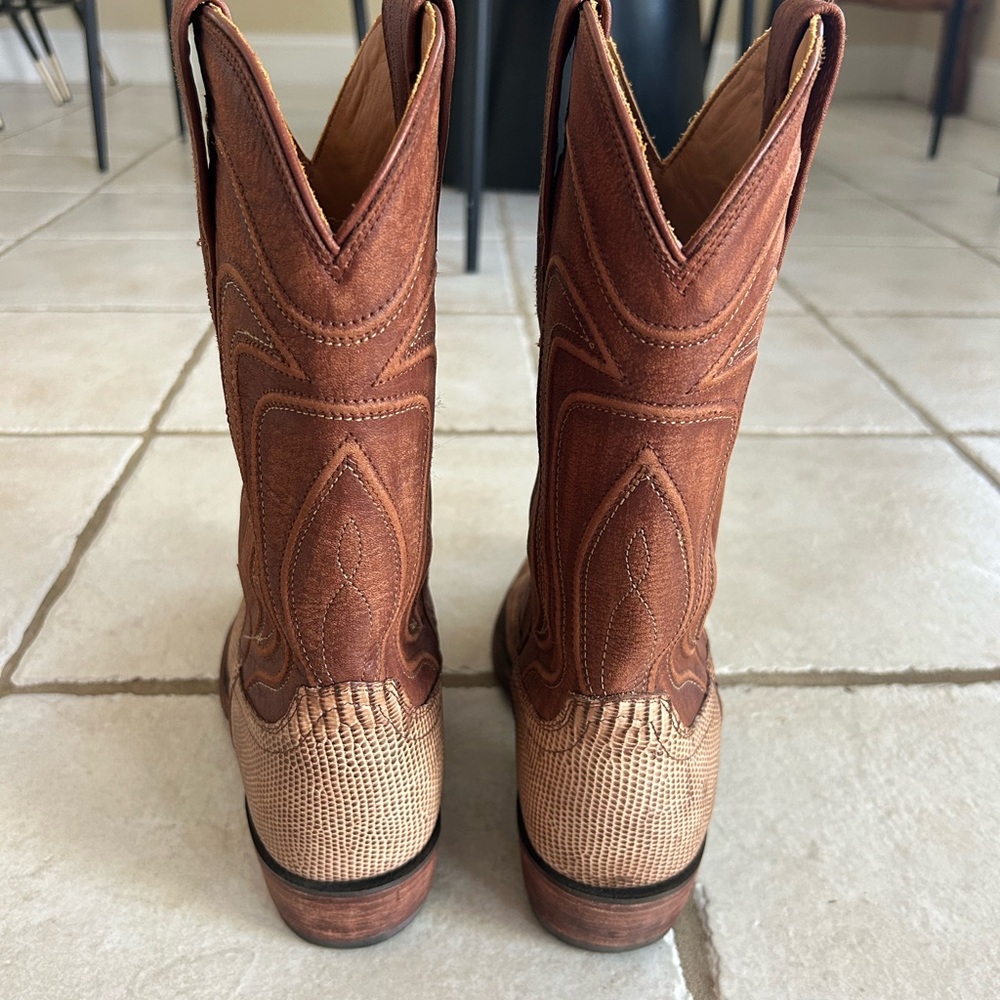 Tecovas Brown lizard Men's Western Boots - Picture 3 of 5